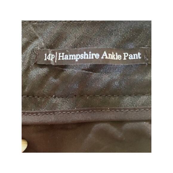 Talbots Hampshire Wool Blend Ankle Pant – 14 Petite – Tartan Plaid - Picture 5 of 7